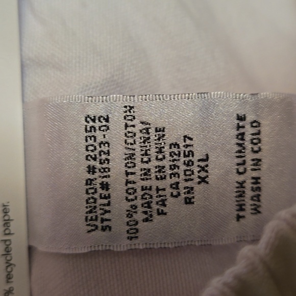 NWT northern reflection wide leg cotton pants. Women's XXL - Picture 6 of 8